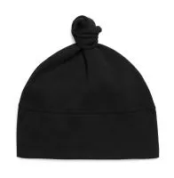 Baby 1 Knot Hat Black