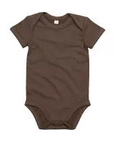 Baby Bodysuit Mocha Organic