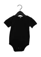Baby Jersey Short Sleeve One Piece Black