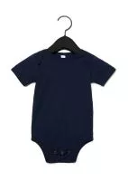 Baby Jersey Short Sleeve One Piece Navy