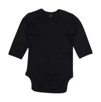 Baby long Sleeve Bodysuit Black