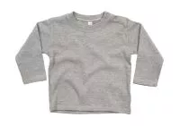 Baby Longsleeve Top Heather Grey Melange