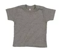 Baby T-Shirt Heather Grey Melange Organic