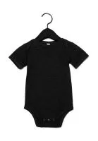 Baby Triblend Short Sleeve Onesie Charcoal-Black Triblend
