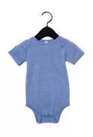 Baby Triblend Short Sleeve Onesie Blue Triblend