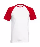 Baseball T White/Red