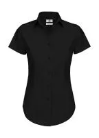 Black Tie SSL/women Poplin Shirt  Black