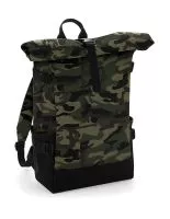 Block Roll-Top Backpack Jungle Camo/Black