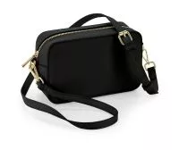 Boutique Structured Cross Body Bag Black