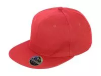 Bronx Original Flat Peak Snap Back Cap Piros