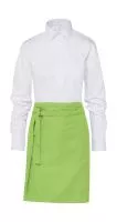 BRUSSELS Short Bistro Apron Bright Green