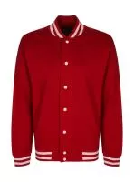 Campus Jacket Fire Red/White