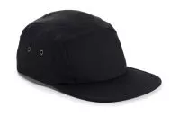 Canvas 5 Panel Cap Black