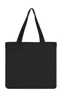 Canvas Wide Shopper LH Black