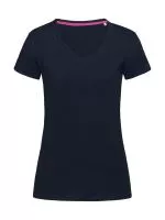 Claire V-neck Marina Blue