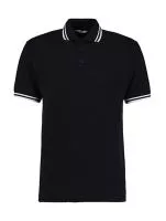 Classic Fit Tipped Collar Polo Navy/White