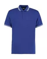 Classic Fit Tipped Collar Polo Royal/White