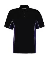 Classic Fit Track Polo Black/Purple/White