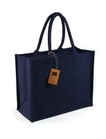 Classic Jute Shopper Navy/Navy