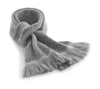 Classic Knitted Scarf Heather Grey