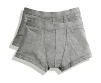 Classic Shorty 2 Pack Light Grey Marl