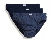 Classic Slip 3 Pack Mid Blue Marl + 2 x Deep Navy