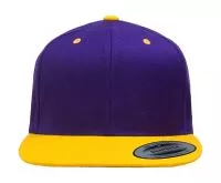 Classic Snapback 2-Tone Cap Purple/Gold