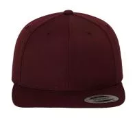 Classic Snapback Cap Maroon/Maroon