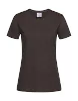 Classic-T Fitted Women Dark Chocolate