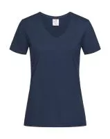 Classic-T V-Neck Women Navy