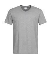 Classic-T V-Neck Grey Heather