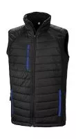 Compass Padded Softshell Gilet Black/Royal