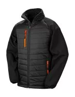 Compass Padded Softshell Black/Orange