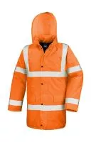 Core Hi-Vis Motorway Coat Fluorescent Orange