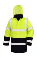 Core Motorway 2-Tone Safety Coat Fluorescent Yellow/Black