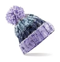 Corkscrew Pom Pom Beanie Lavender Fizz