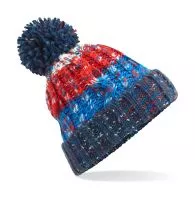 Corkscrew Pom Pom Beanie Chilli Blues