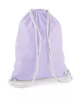 Cotton Gymsac Lavender/White