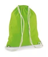 Cotton Gymsac Lime Green