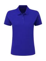 Cotton Polo Women Royal Blue