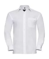 Cotton Poplin Shirt LS Fehér