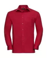 Cotton Poplin Shirt LS Classic Red