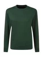 Crew Neck Sweatshirt Women Bottle Green