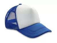 Detroit ½ Mesh Truckers Cap Royal/White