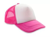 Detroit ½ Mesh Truckers Cap Super Pink/White