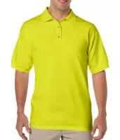 DryBlend Adult Jersey Polo Safety Green