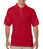 DryBlend Adult Jersey Polo Piros