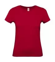 #E150 /women T-Shirt Deep Red