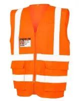 Executive Cool Mesh Safety Vest  Fluorescent Orange