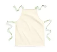 FairTrade Cotton Junior Craft Apron Natural/Pistachio